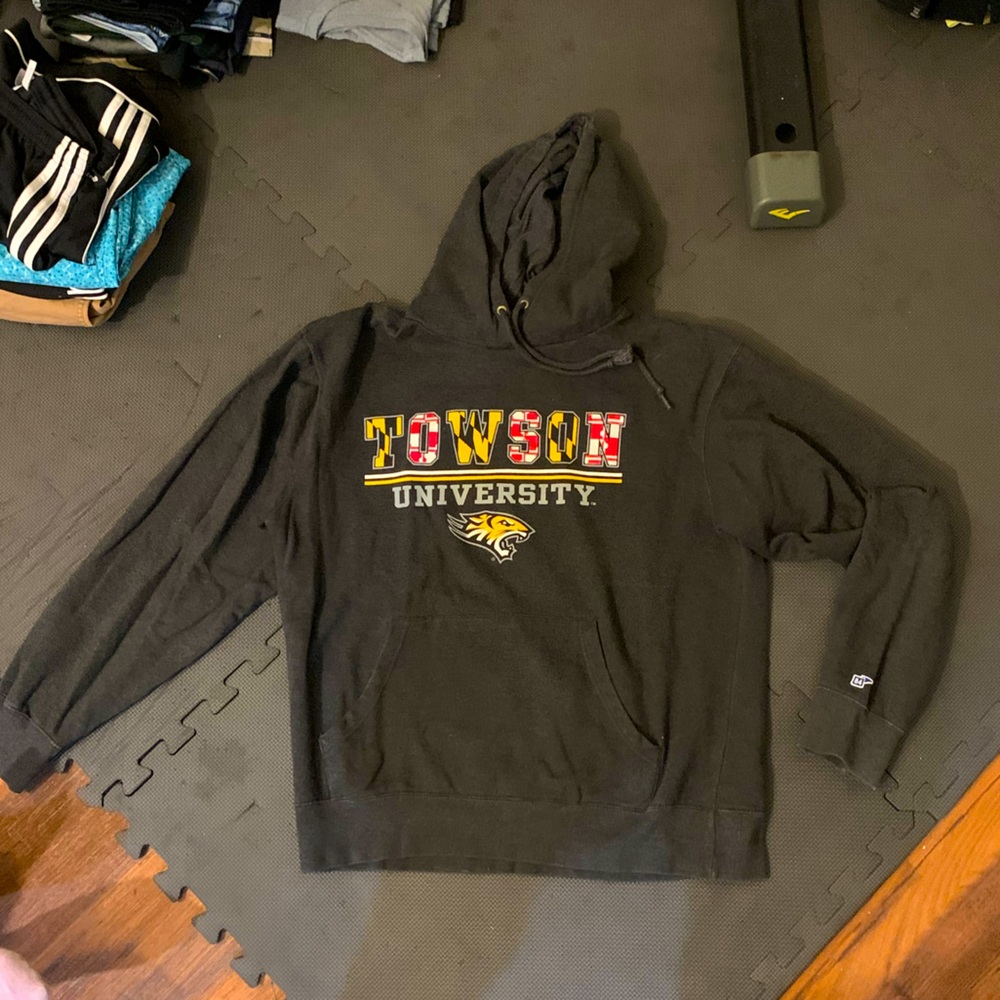 Blue 84 Towson Maryland flag hoodie